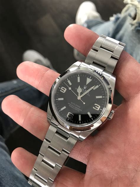 rolex explorer 39mm short hands|Rolex explorer 1 39 mm.